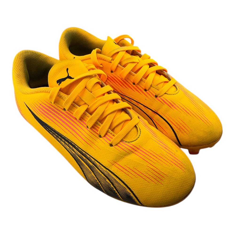 Puma Kids Yellow Cleats Size 2